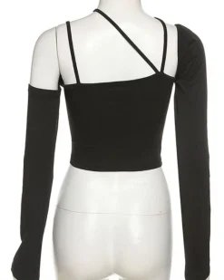 Cut-Out Hollow Shirt Versus