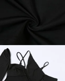 Cut-Out Hollow Shirt Versus