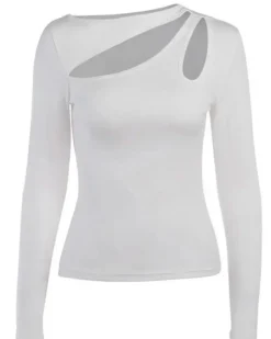 Cut-Out langarm Shirt Malia