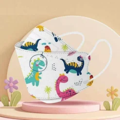 3D Fischform Kindermasken Hello Dino
