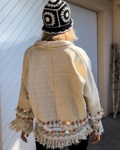 Damen Boho Jacke Amina