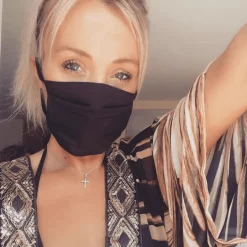 Damen Maske Schwarz Selena