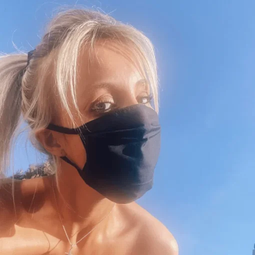 Damen Maske Schwarz Selena
