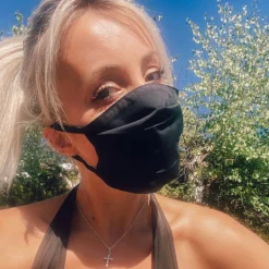 Damen Maske Schwarz Selena