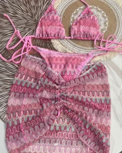 Dreiteiler Bikini Set Retro Vibe