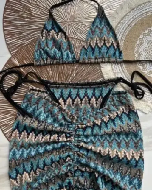 Dreiteiler Bikini Set Retro Vibe
