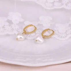 Echt Silber Perlen Ohrringe Marrika