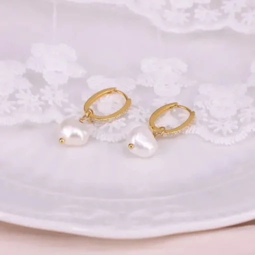 Echt Silber Perlen Ohrringe Marrika