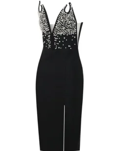 Elegantes Perlen Kleid Gisele