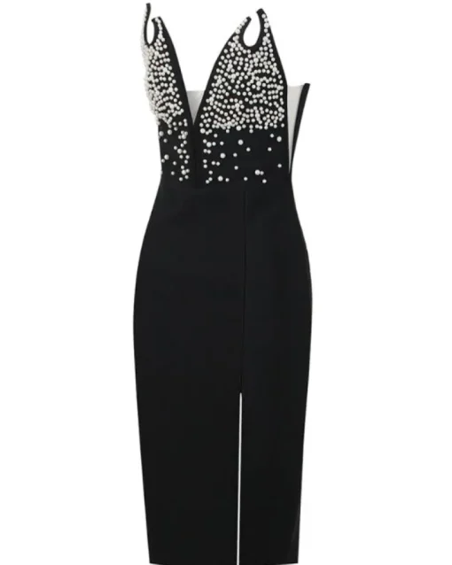Elegantes Perlen Kleid Gisele