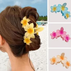 3er Blumen Haarklammer Set Island Bloom