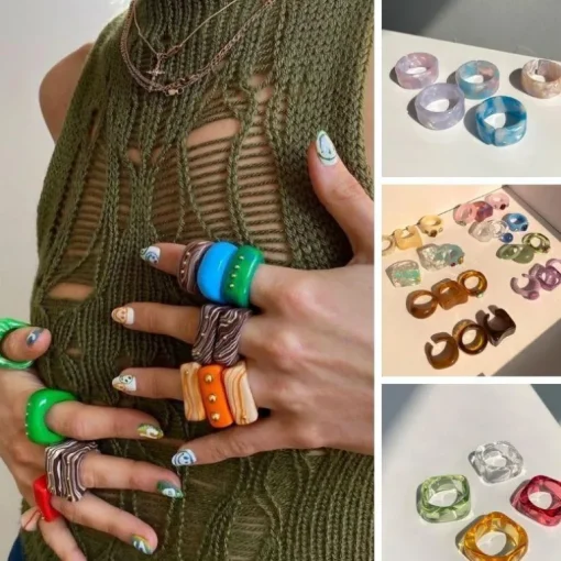 Farbige Ringe Vintage Cosima