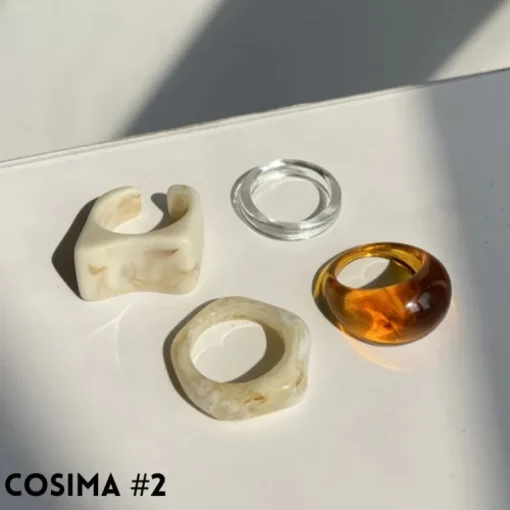Farbige Ringe Vintage Cosima