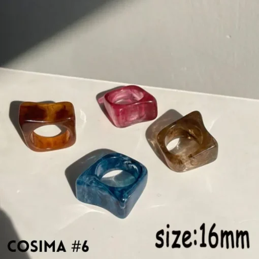 Farbige Ringe Vintage Cosima