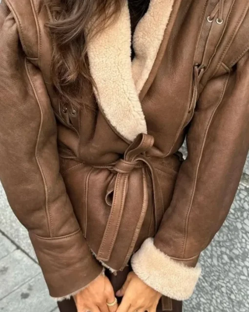 Fashion Kunstleder Jacke Benja