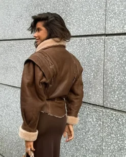 Fashion Kunstleder Jacke Benja