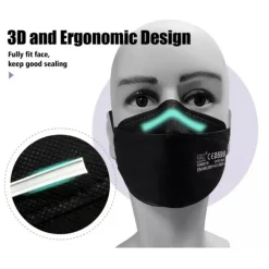 FFP2 Schutzmaske Fischform 3D