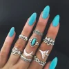 Finger Ringe Lotus Moon