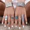 Fingerringe Set Kaktus Mood