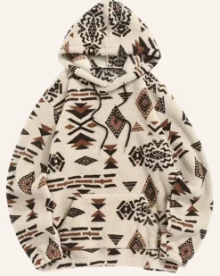 Fleece Hoodie Pullover Ethno Sam