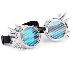 Fliegerbrille Steampunk Blue Punky
