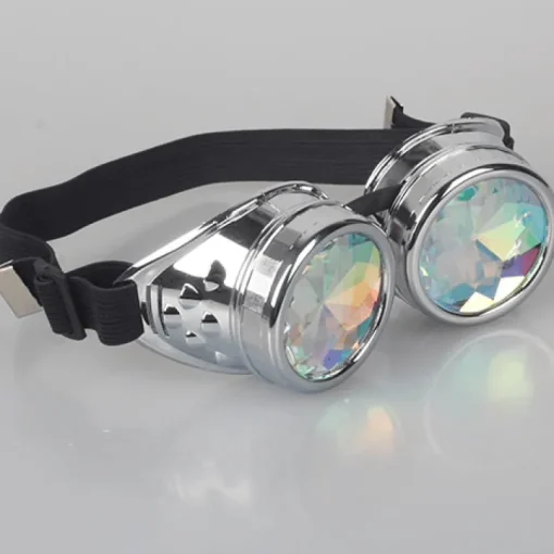 Fliegerbrille Steampunk Kaleidoskop