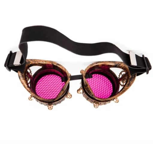 Fliegerbrille Steampunk Vintage Pinky