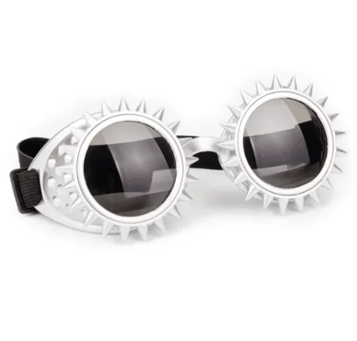 Fliegerbrille Steampunk White Power