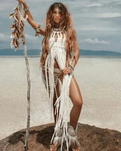 Fransen Boho Top Ibiza
