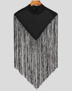 Fransen Neck Top Blaze