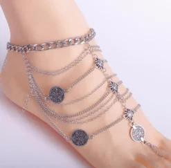 Fusskette Boho Coins