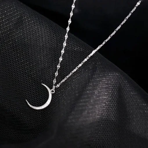 Fusskette Silber 925 Moon Mystic