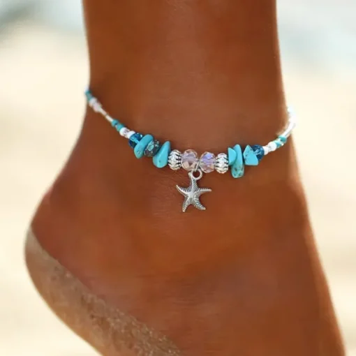Fusskette Stella Marina Blu