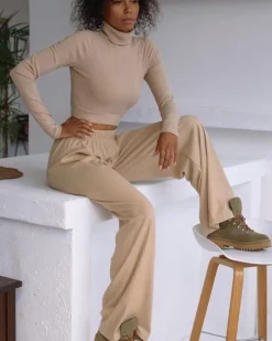 Geripptes Zweiteiler Set Sabina
