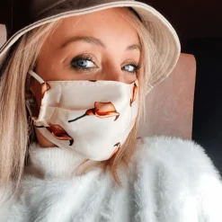 Gesichtsmaske aus Seide Tulipana
