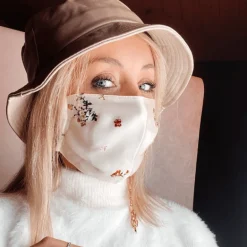 Gesichtsmaske aus Seide Tulipana