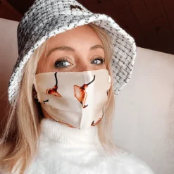 Gesichtsmaske aus Seide Tulipana