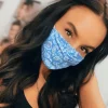 Gesichtsmaske Bandana Hellblau