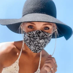 Gesichtsmaske Bandana Schwarz