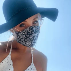 Gesichtsmaske Bandana Schwarz