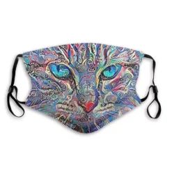 Gesichtsmasken Schutz Psycho Cat