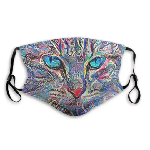 Gesichtsmasken Schutz Psycho Cat