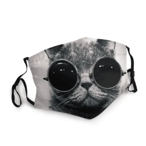 Gesichtsmasken Schutz Psycho Cat