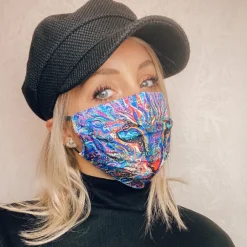 Gesichtsmasken Schutz Psycho Cat