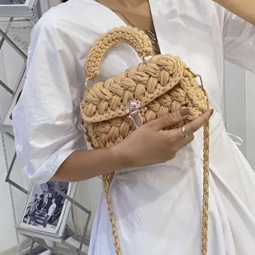 Gestrickte Häkeltasche Nolita