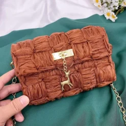 Gewebte Häkeltasche Bambi