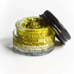 Glitzer Gel Silber & Gold