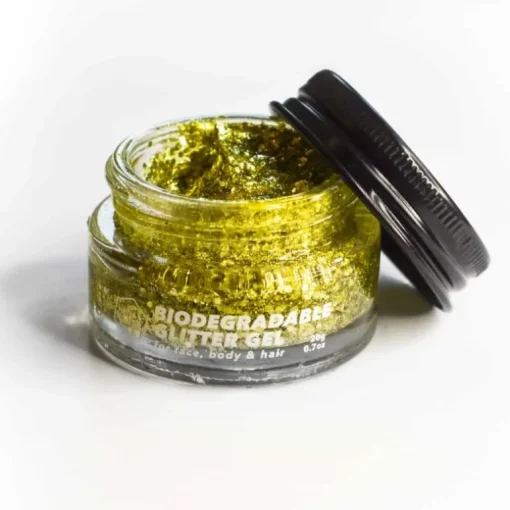 Glitzer Gel Silber & Gold