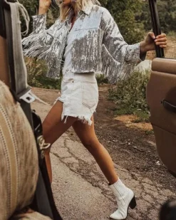 Glitzer Jacke Festival Queen