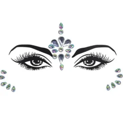 Glitzer Kristallsteine Make-Up Fiona